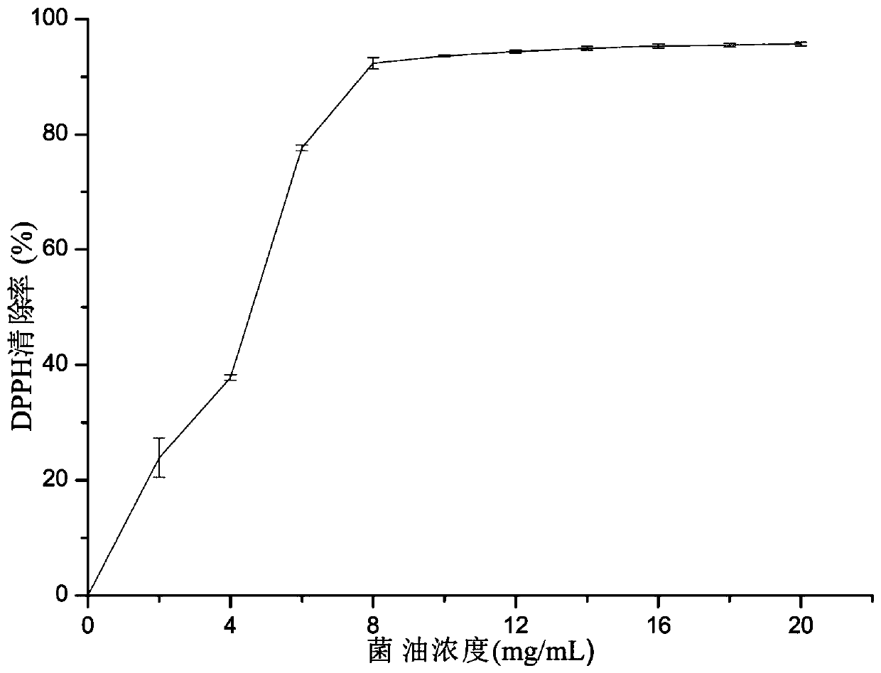 Extraction method and application of Hexagona apiaria fungal oil