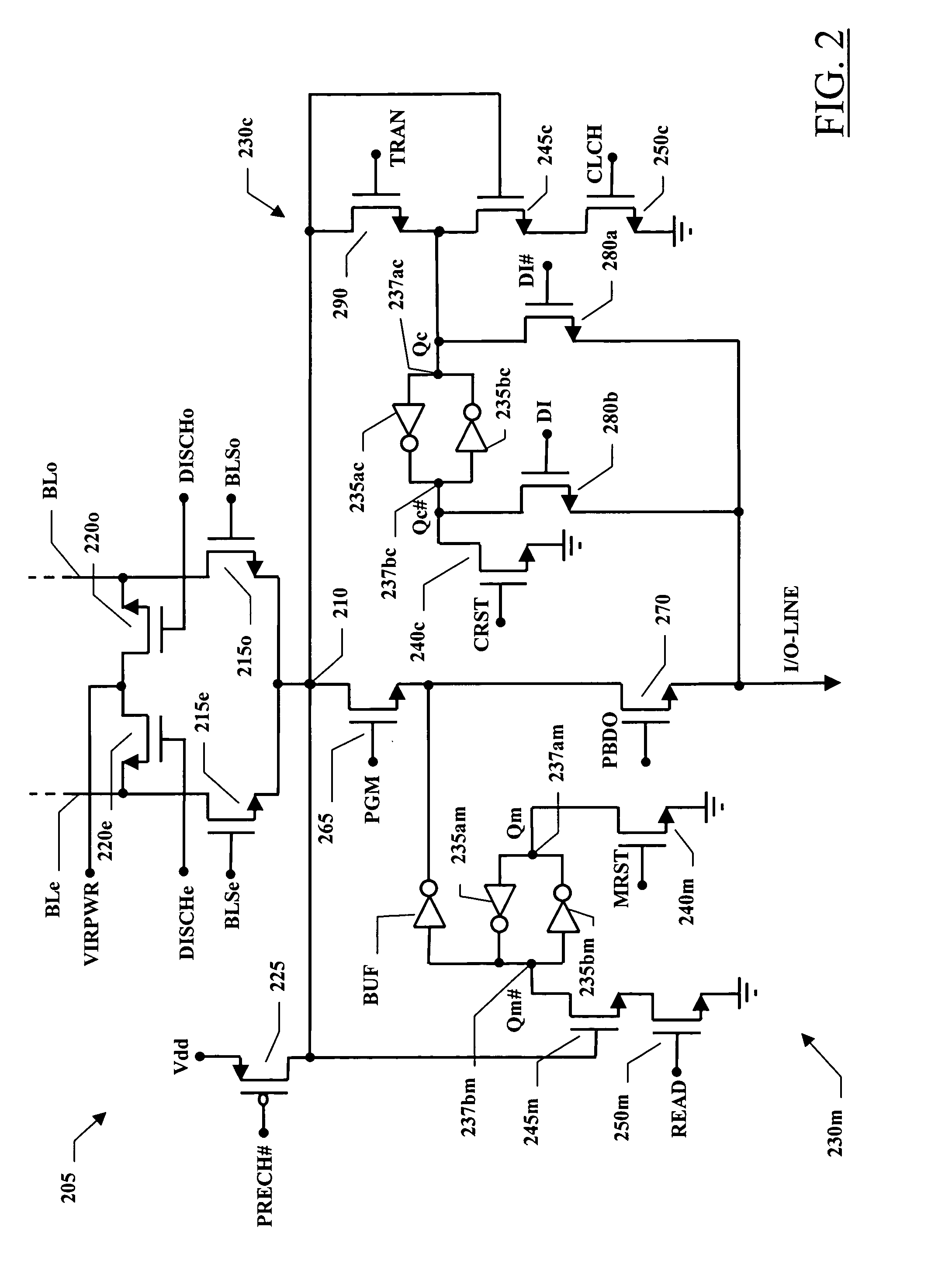 Page buffer for a programmable memory device