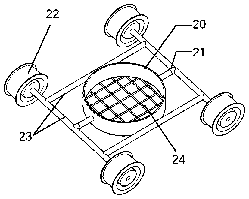 TBM carrying type test device and method for automatically obtaining rock slag particle size and strength characteristics