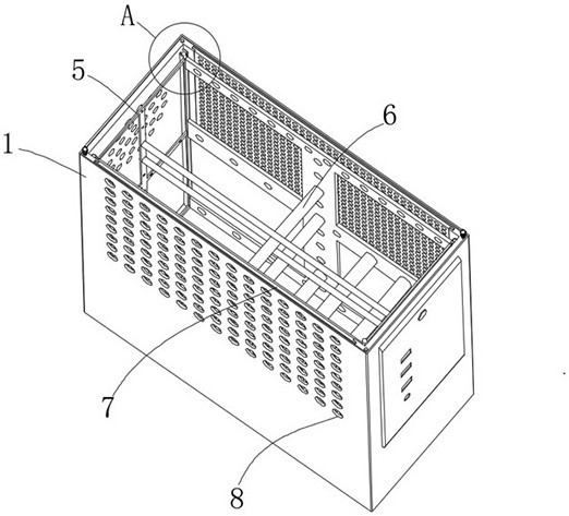 Computer mainframe box used for computer hardware development and convenient for mainboard installation