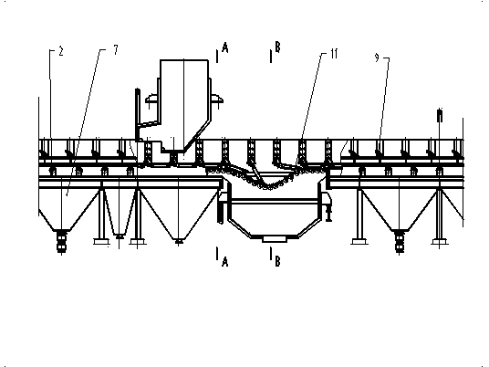 Annular sintering machine for water seal