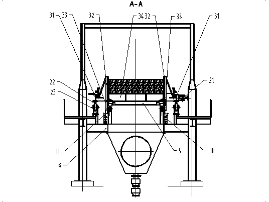 Annular sintering machine for water seal