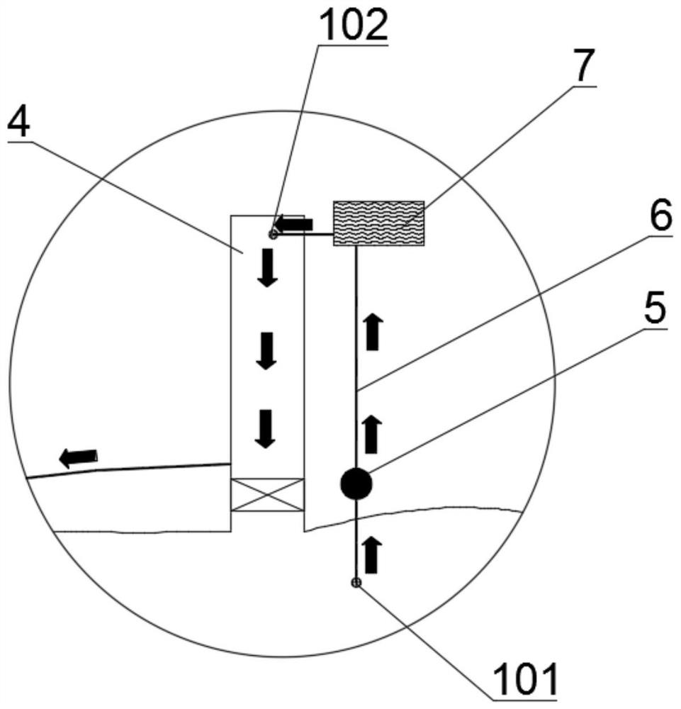 River-lake communication method for synchronously realizing urban beheaded river water power improvement and lake water quality safety