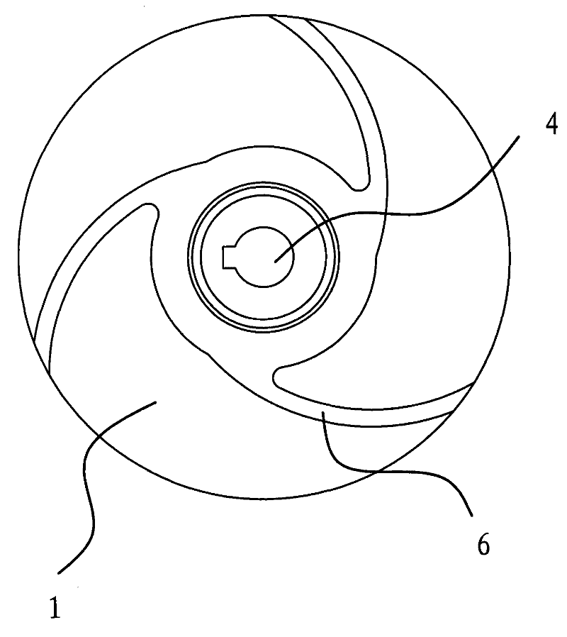 Open impeller for pump