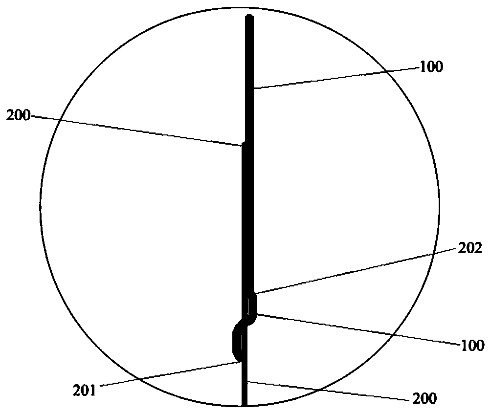 A method for grafting spiral eyelashes