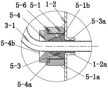 Water tank seal component and water heater using same