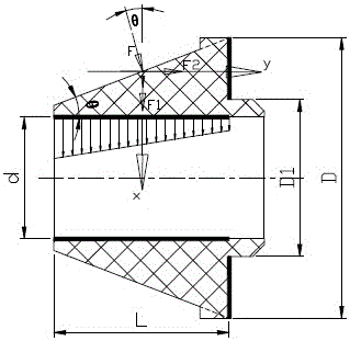 Water tank seal component and water heater using same