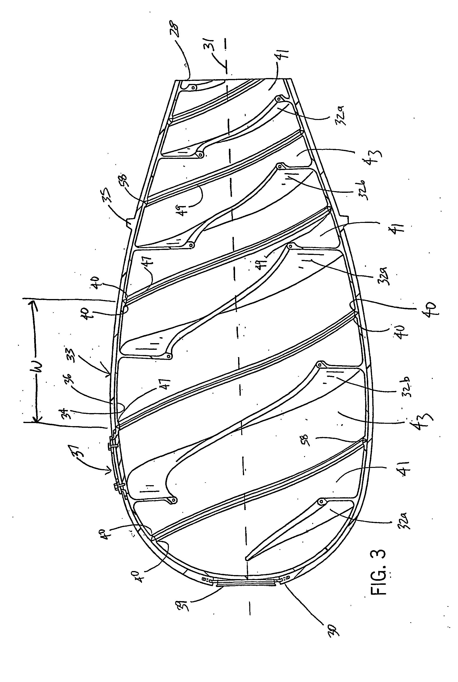 Mixing drum blade support