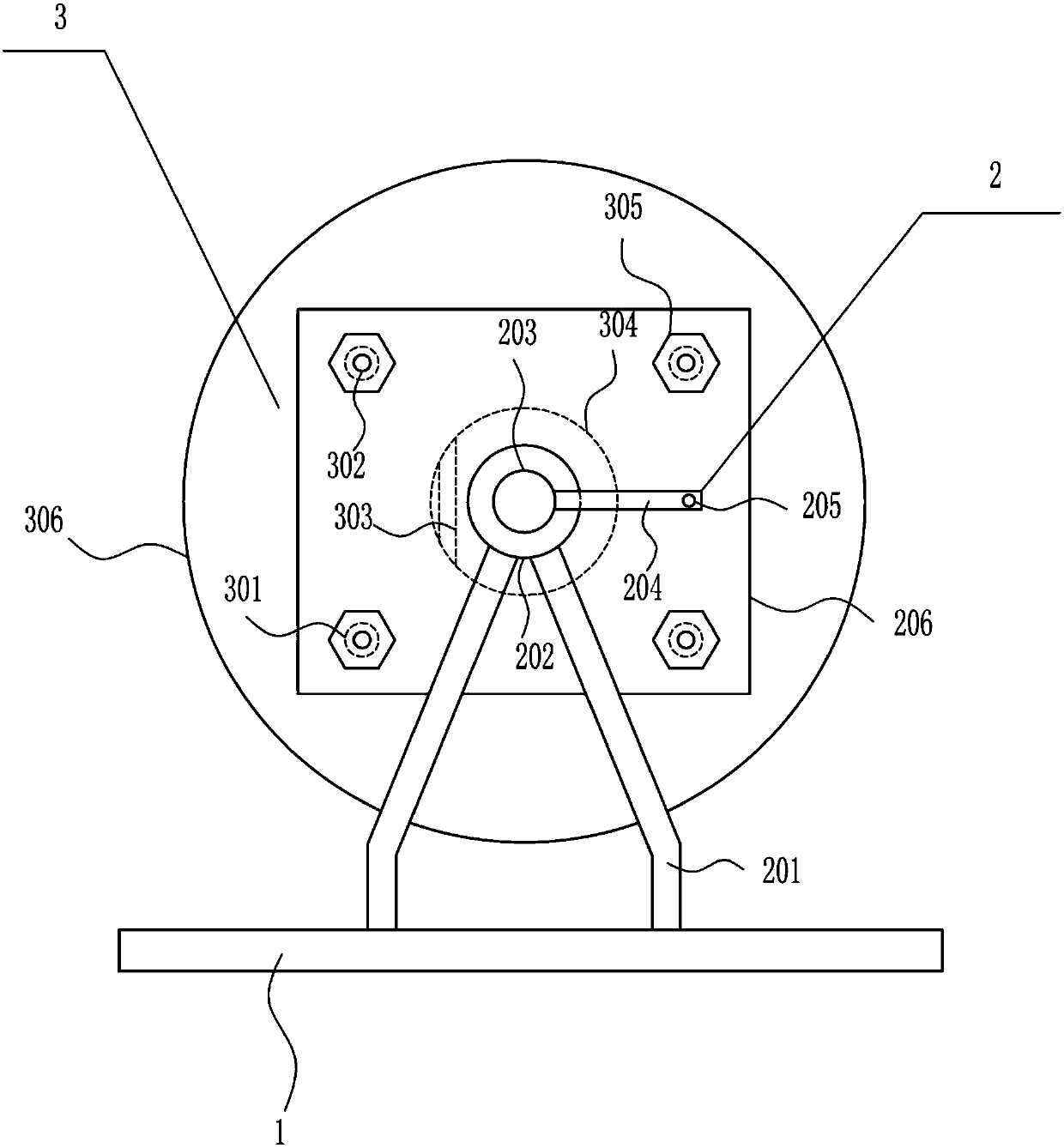 Cable winding device