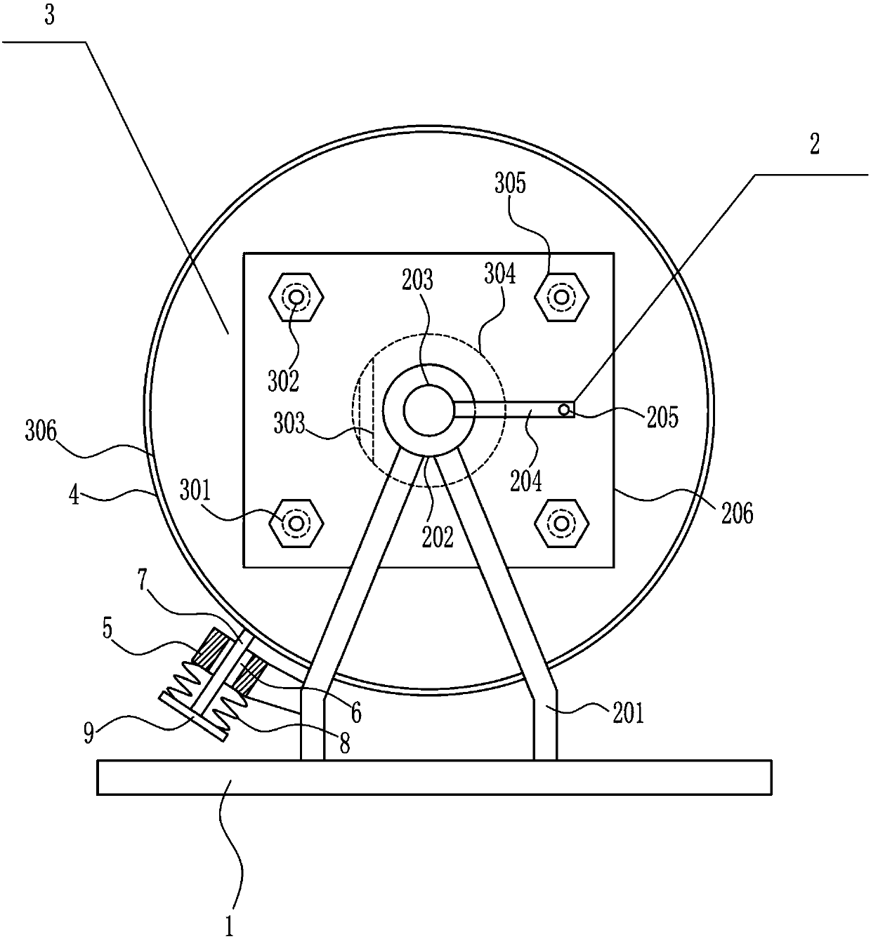 Cable winding device