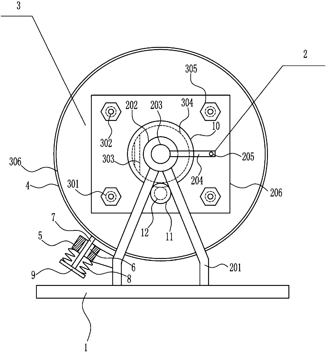 Cable winding device