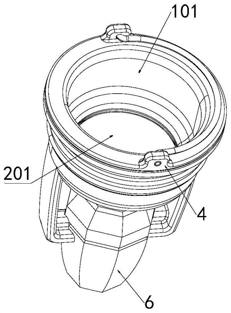 Magnetic type rapid drainage floor drain