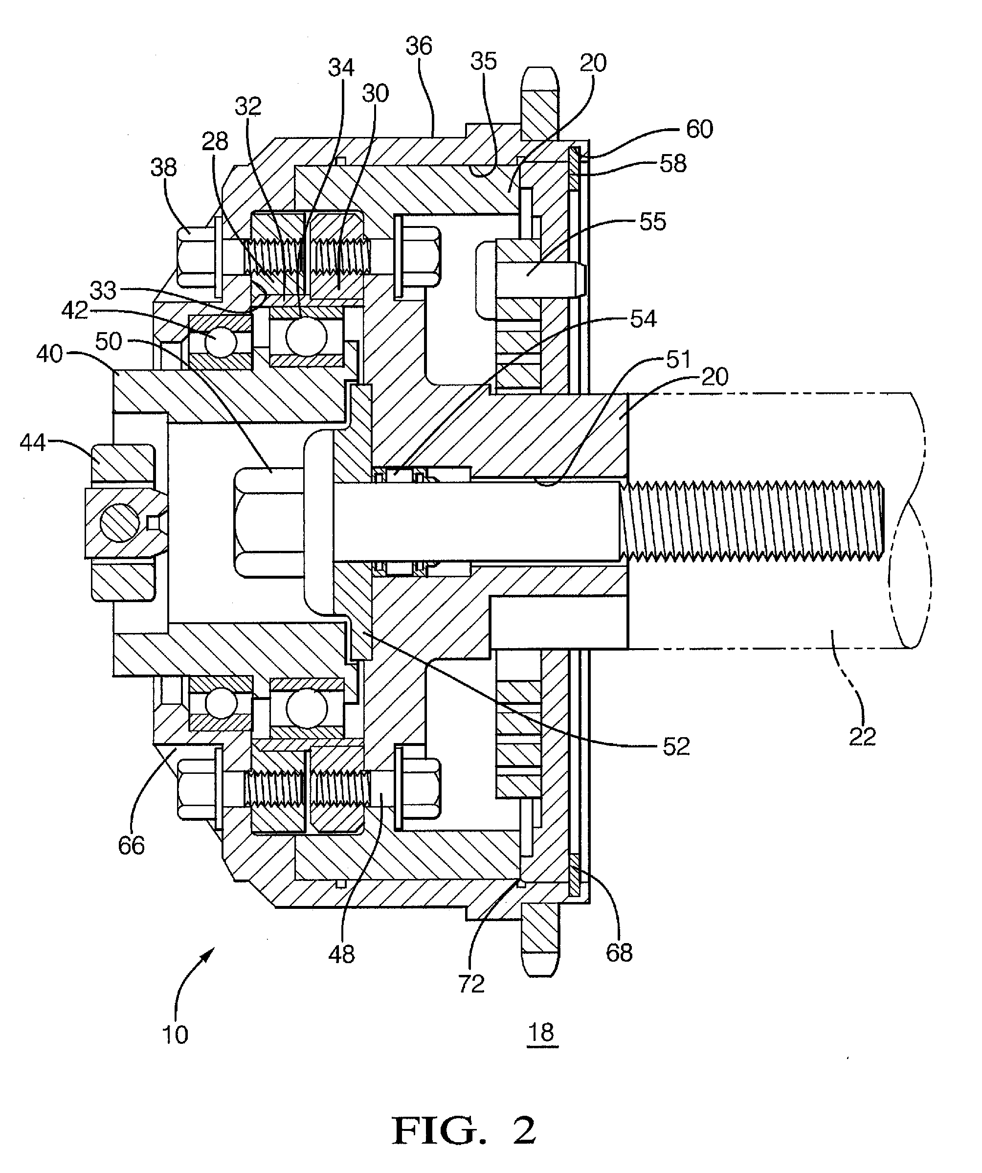 Harmonic Drive Camshaft Phaser with Improved Radial Stability