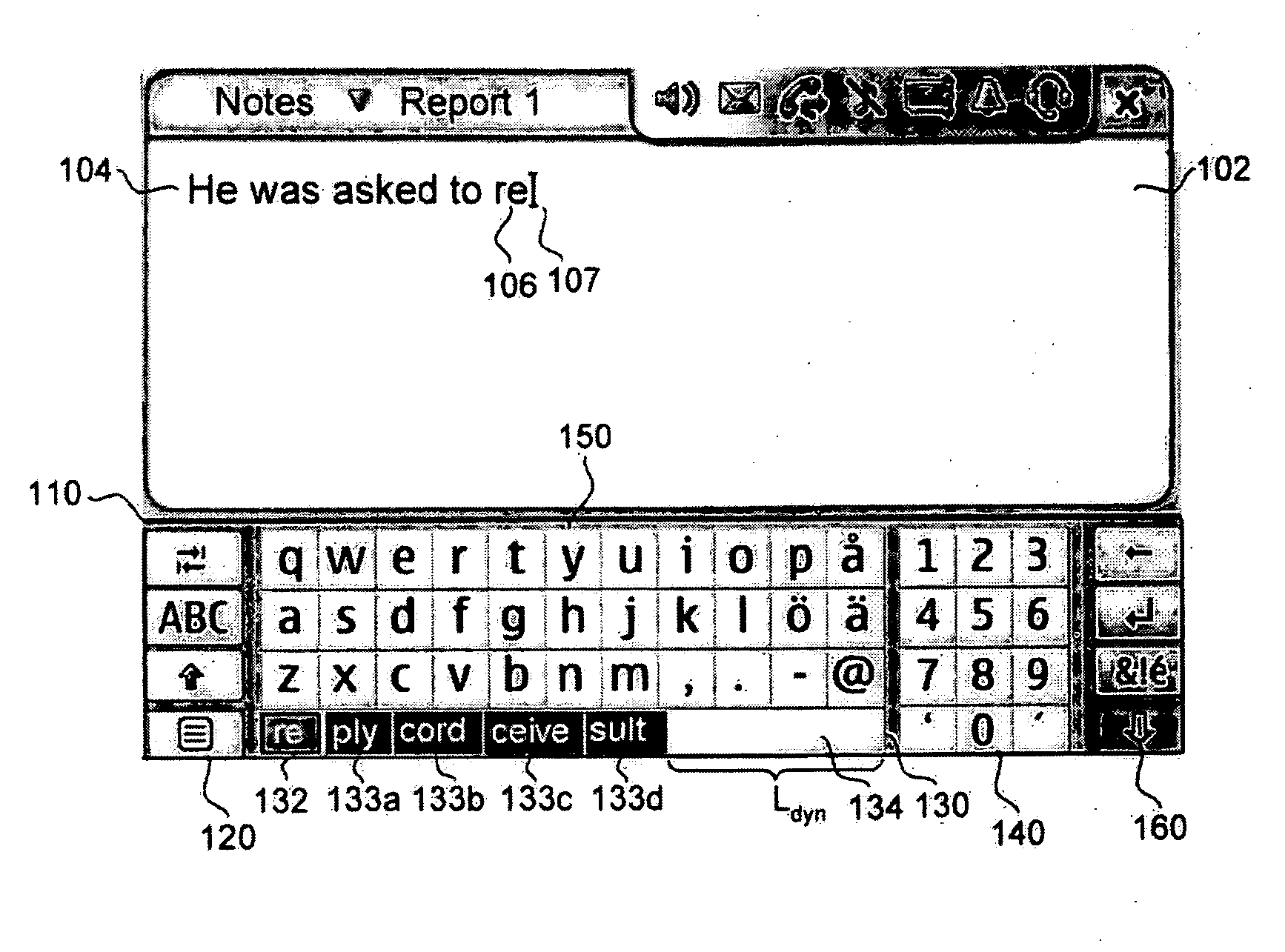 Electronic text input involving a virtual keyboard and word completion functionality on a touch-sensitive display screen