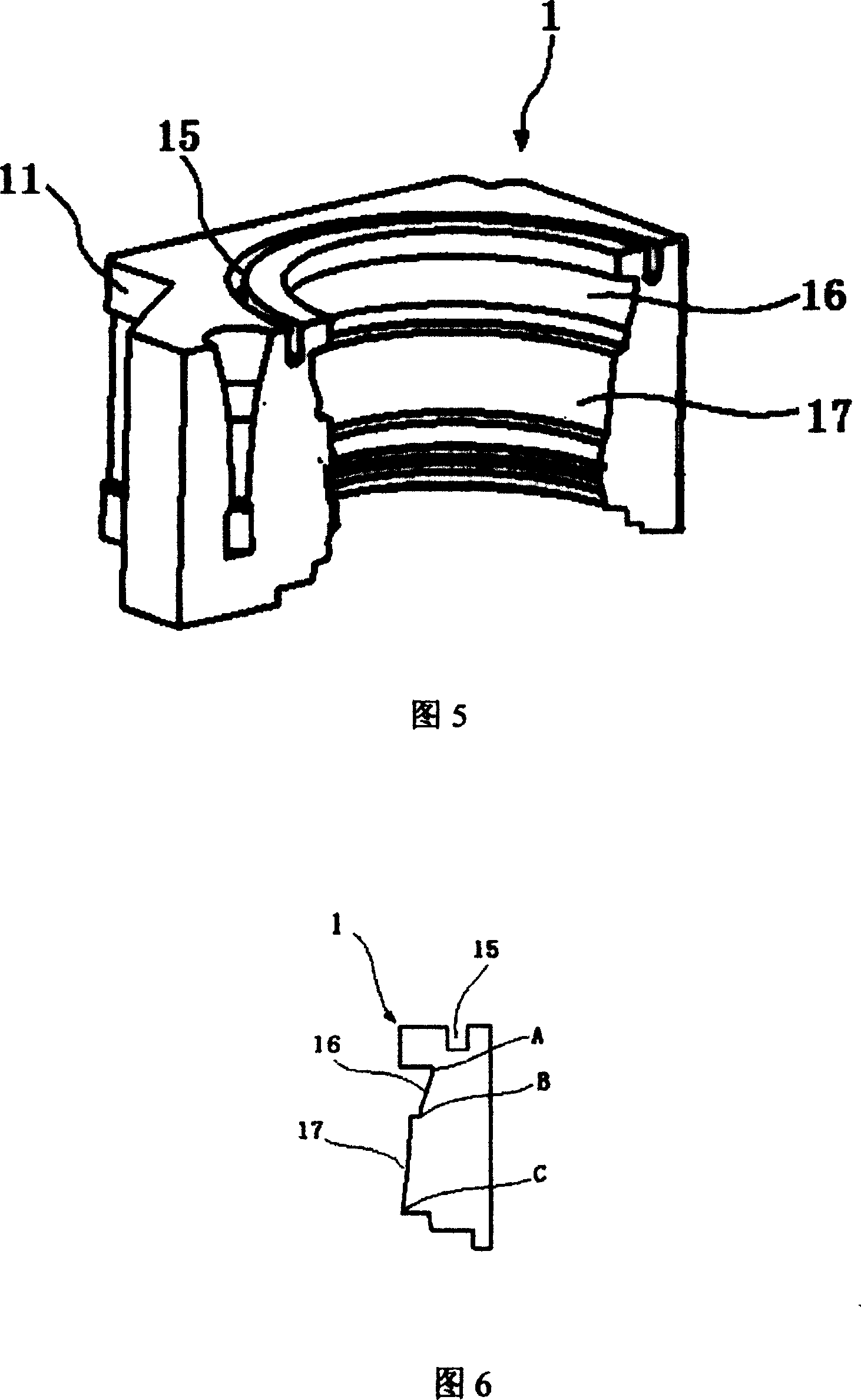 Side mold for gravitational casting of automobile hub