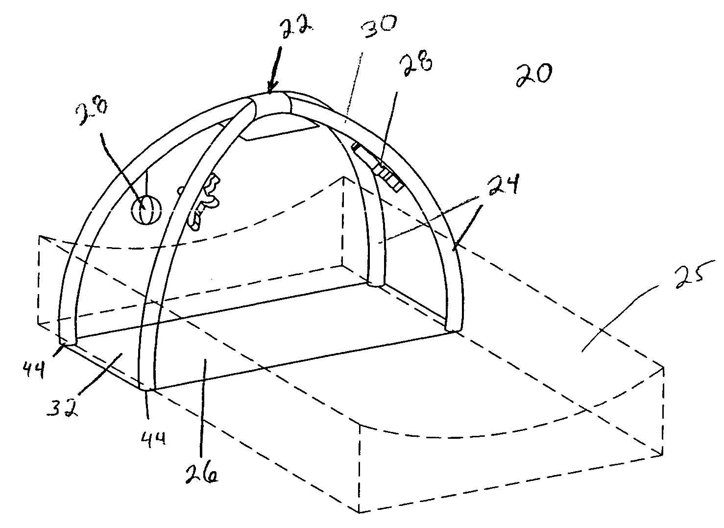 Infant changing pad system