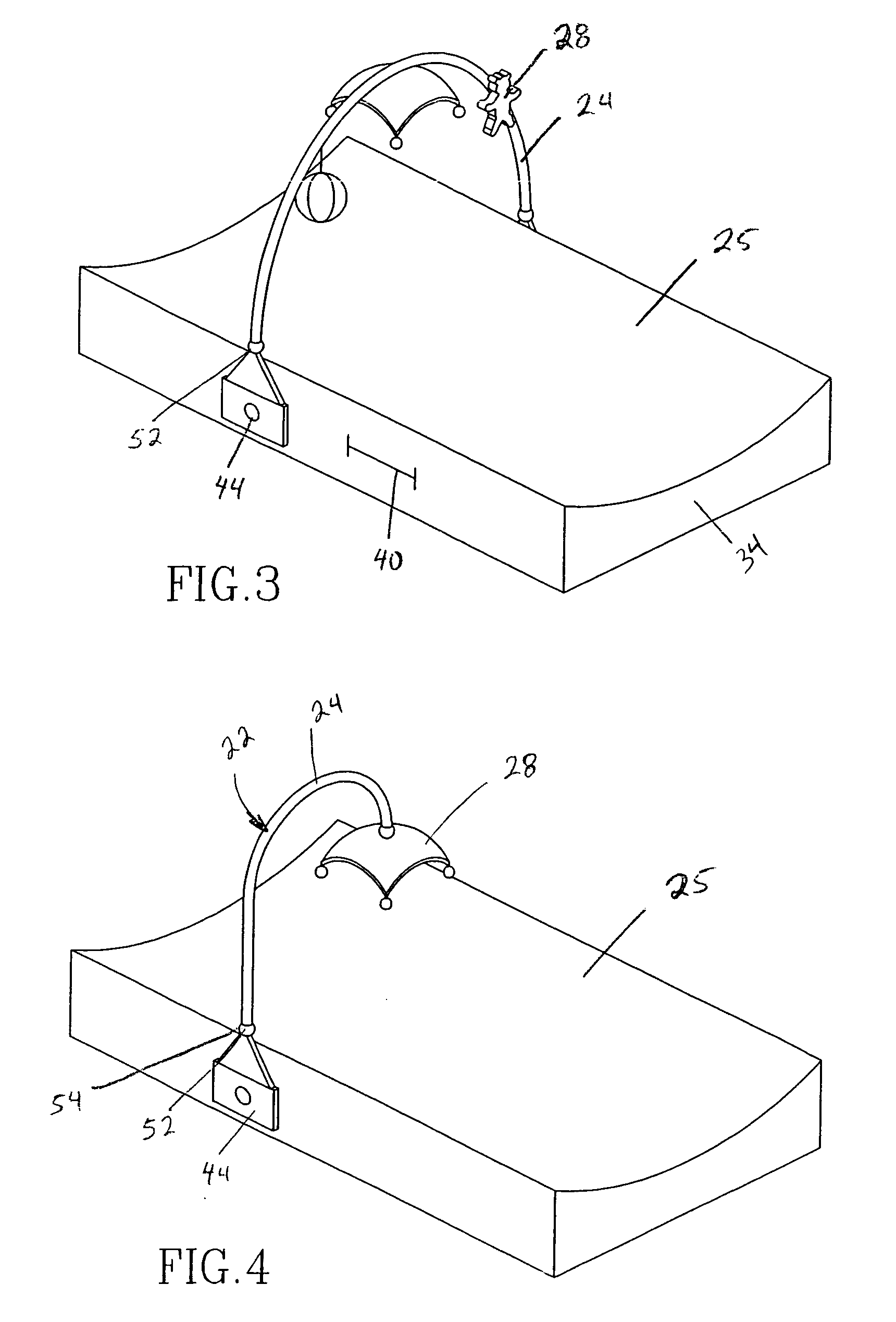 Infant changing pad system