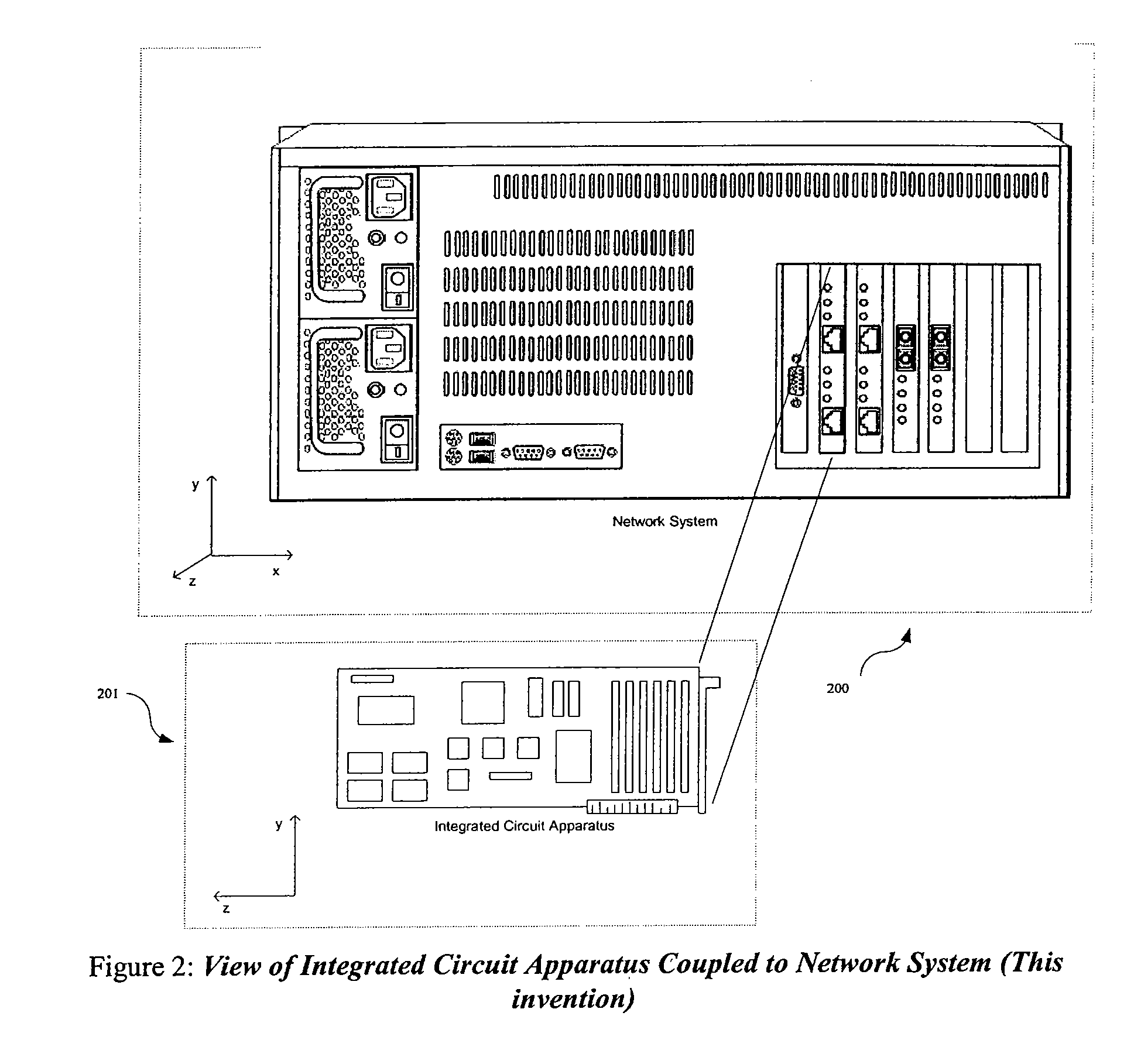 Integrated Circuit Apparatus And Method for High Throughput Signature Based Network Applications