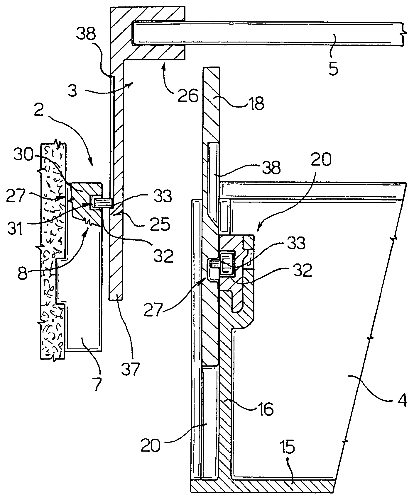 Drawer container device for an electric household appliance, in particular for the fresh food compartment of a refrigerator or freezer