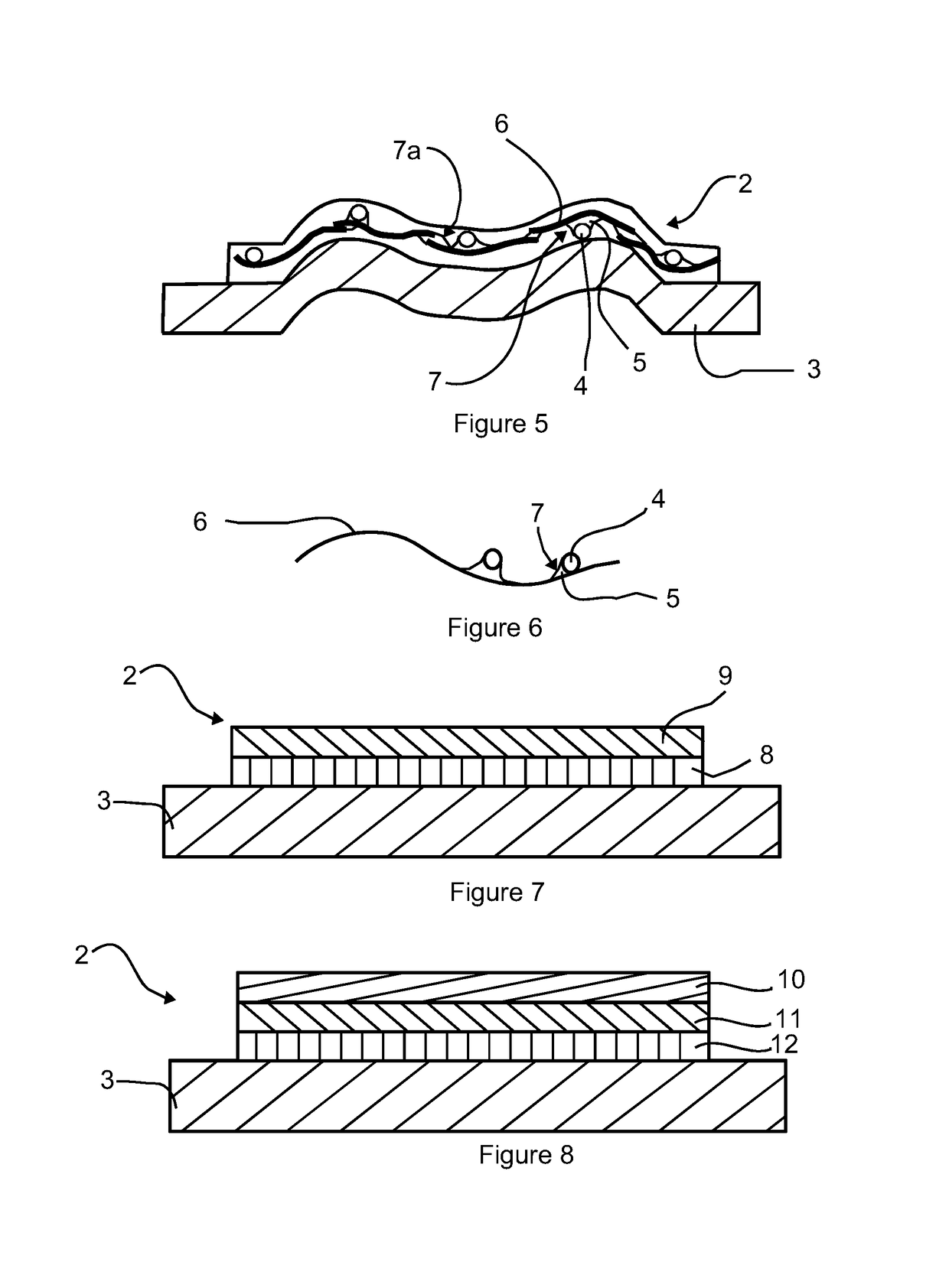 Device having a substrate configured to be thermoformed coupled to an electrically conductive member