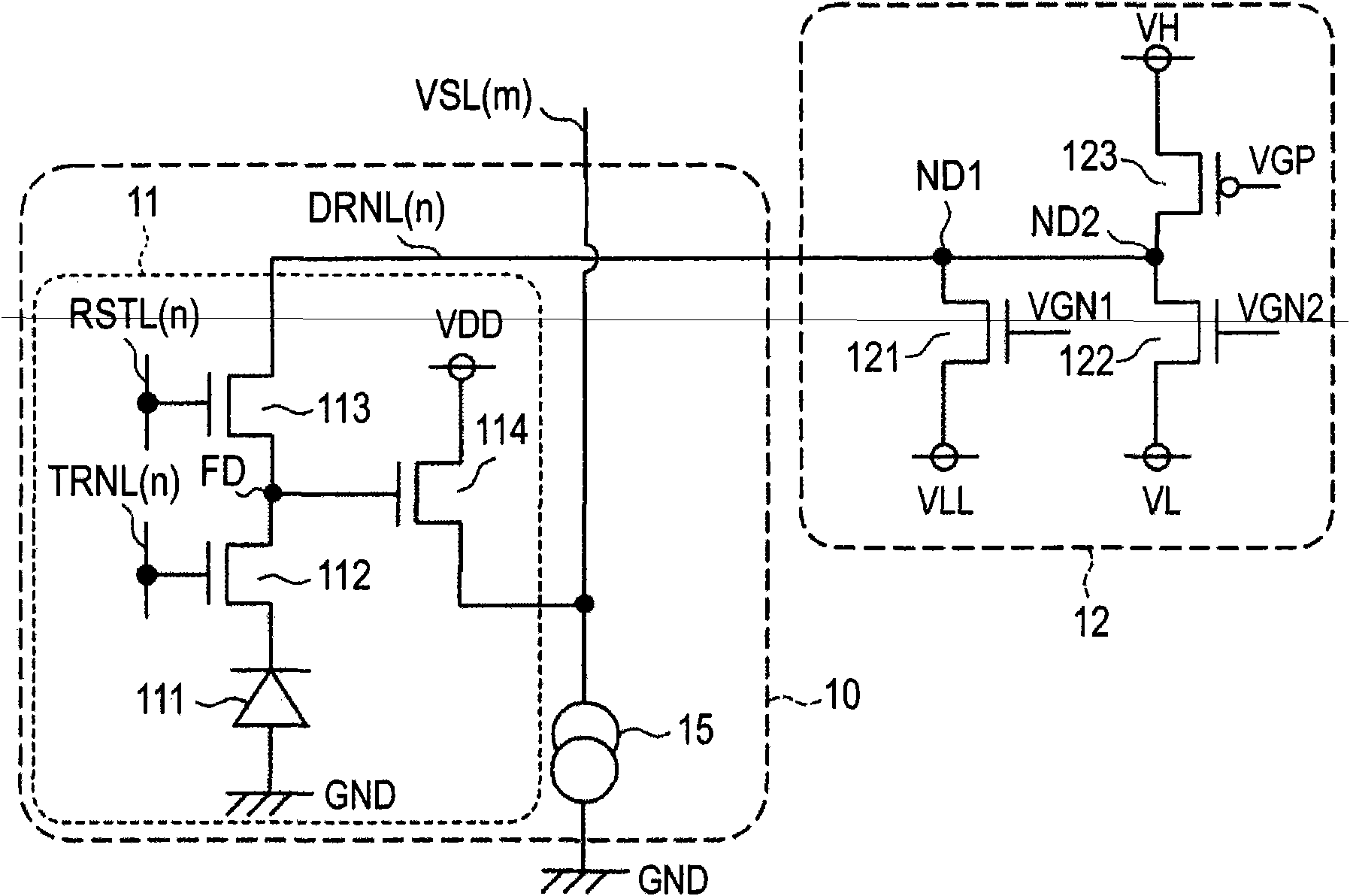 Imaging element, method for controlling same, and camera