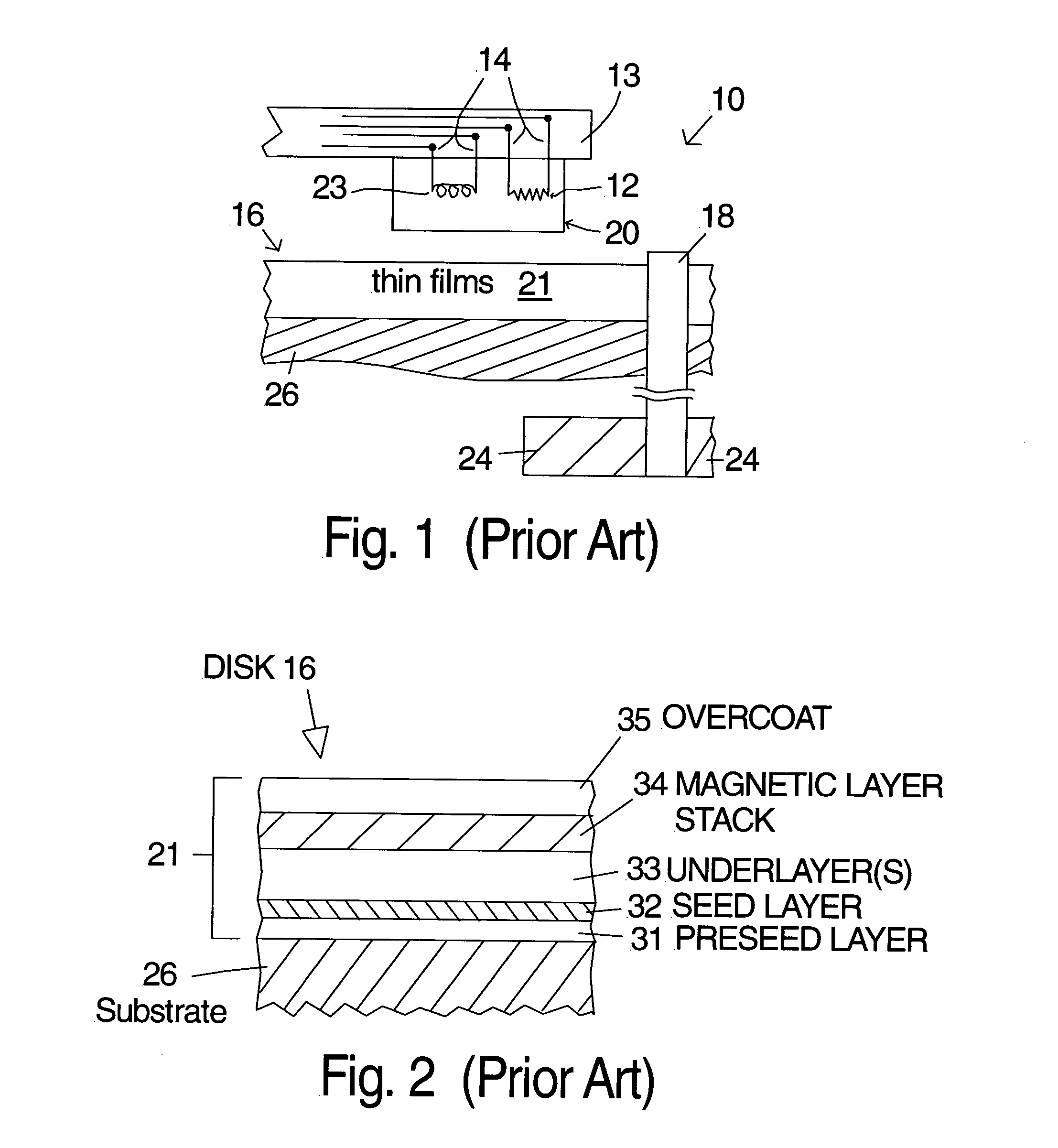 Magnetic anisotropy adjusted laminated magnetic thin films for magnetic recording