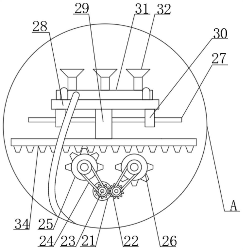 Polishing device on light conveying belt production line