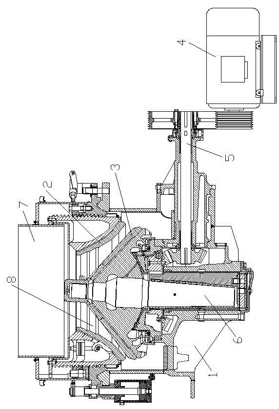 Large-scale energy-efficient high-efficiency cone crusher