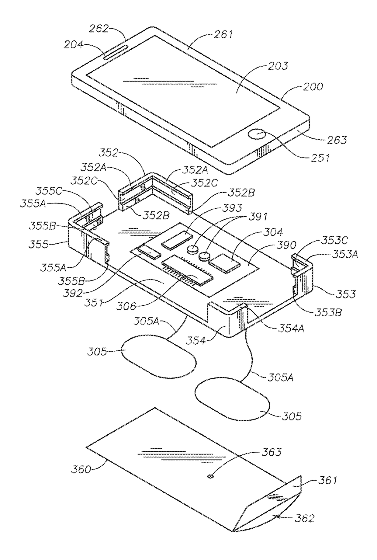 Systems, protective casings for smartphones, and associated methods to enhance use of an automated external defibrillator (AED) device