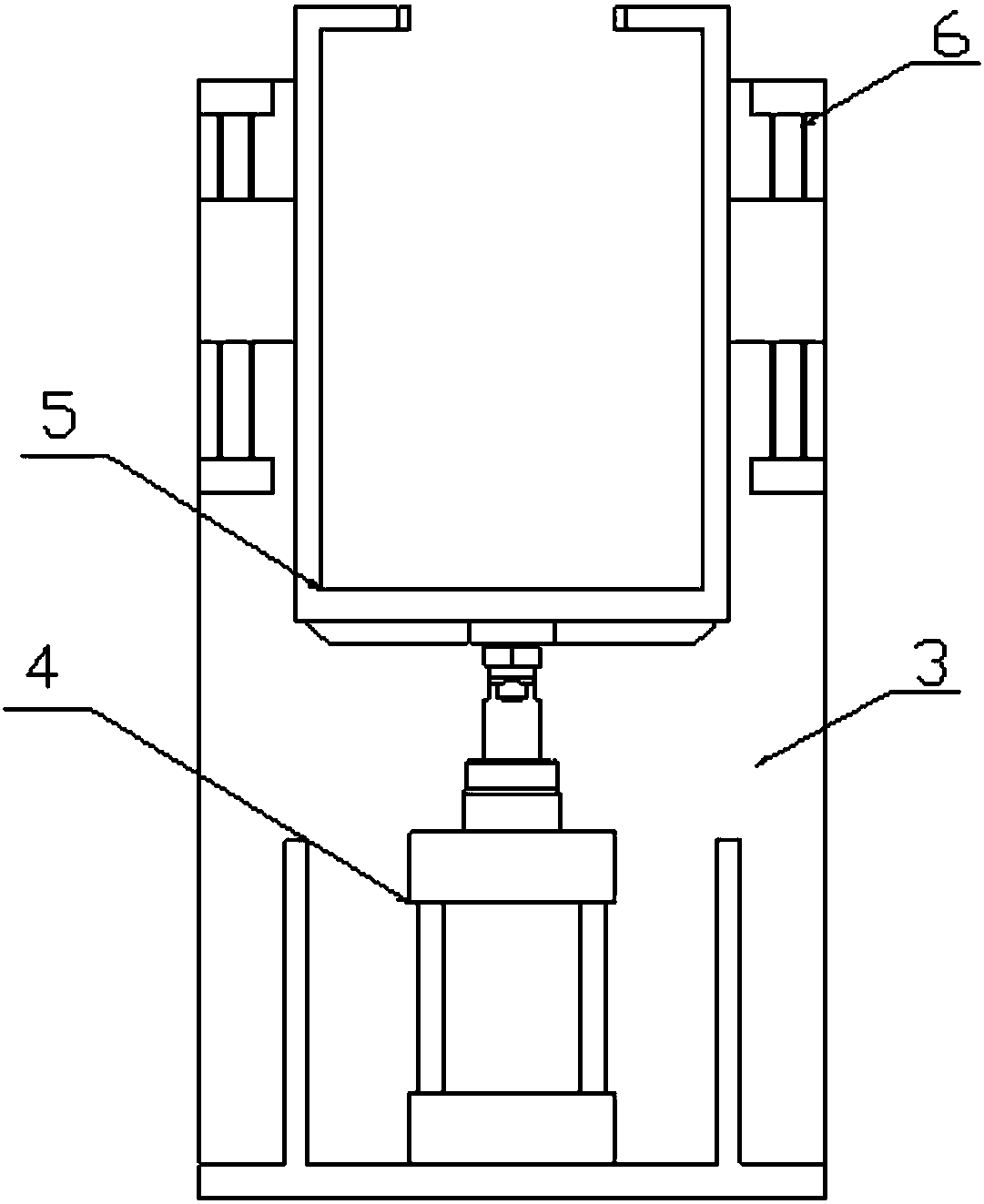 Station starting and stopping device for continuous curved surface polishing machine