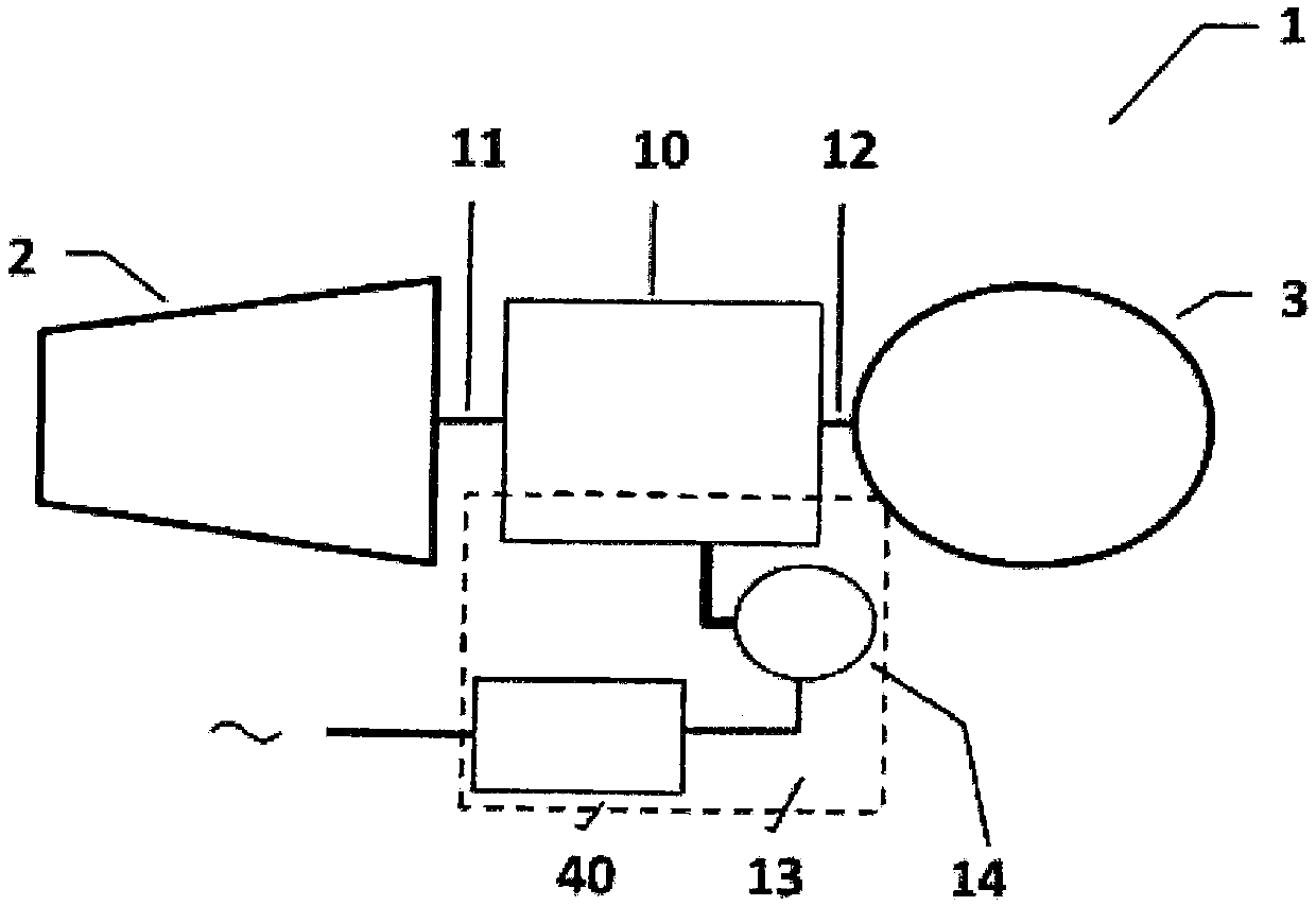 Device and method for operating variable speed work device