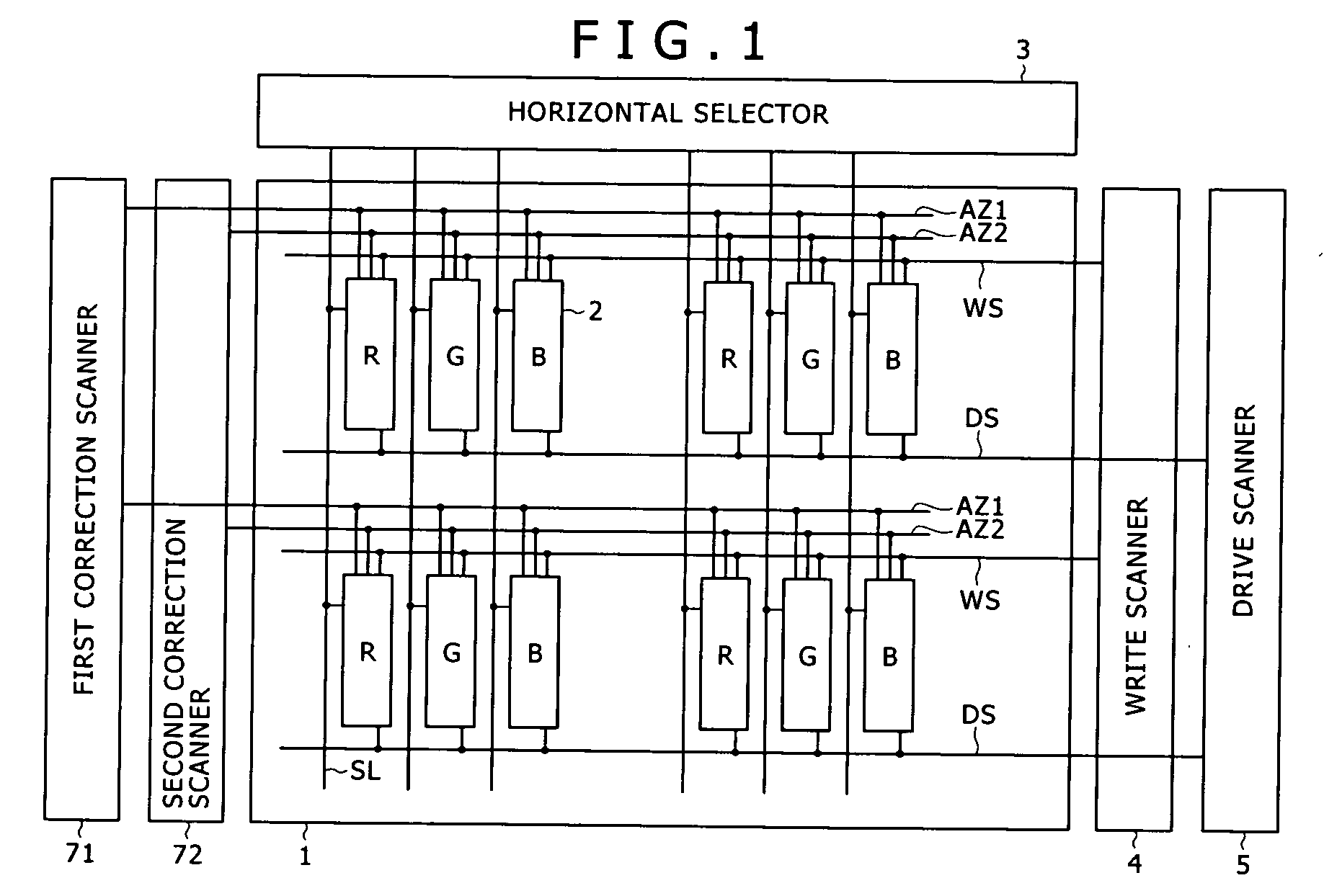 Display device, method for driving the same, and electronic apparatus