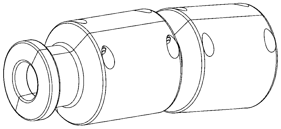 Marine flexible tube cable bend limiter with annular cavity