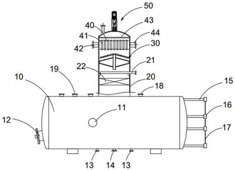 Thermal spinning film deaerator