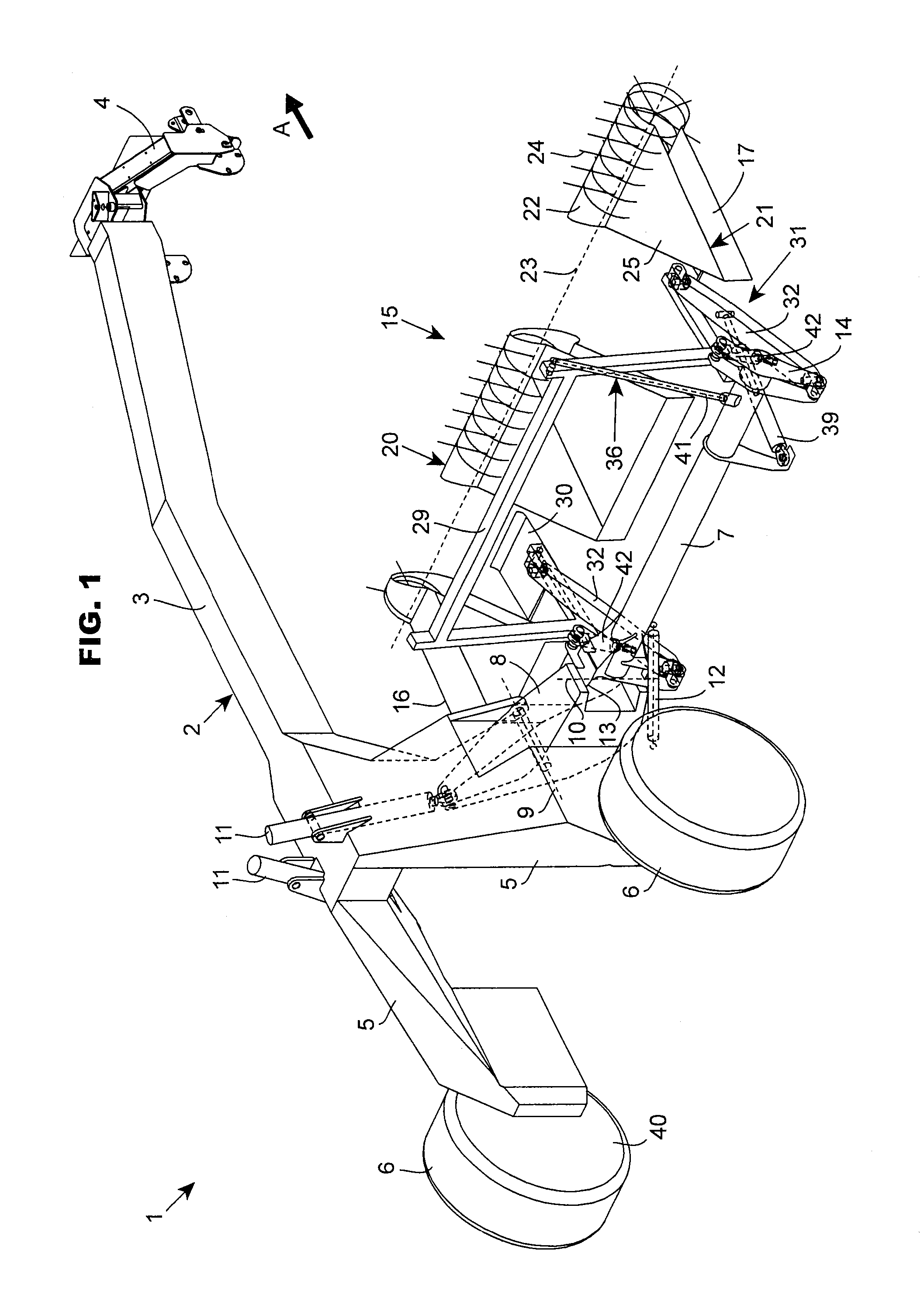 Machine for harvesting fodder