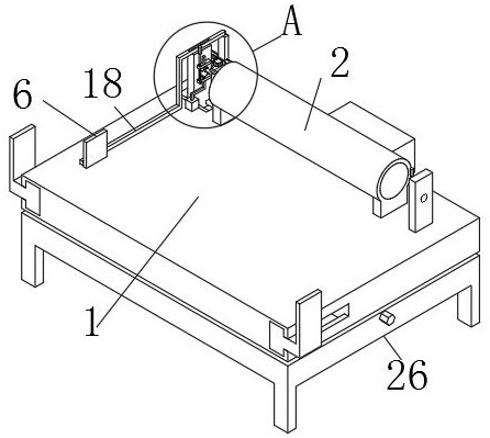 Experimental device for measuring magnetostrictive tiny deformation quantity