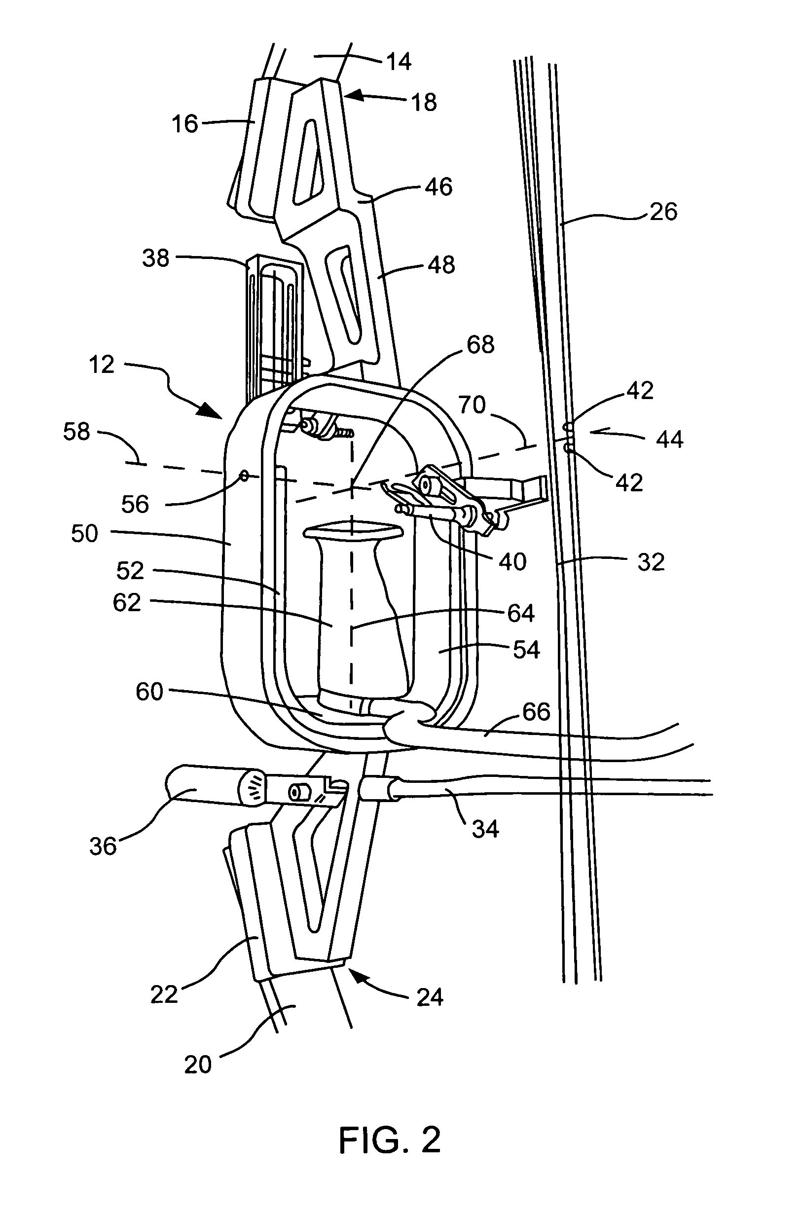 Center-fire bow