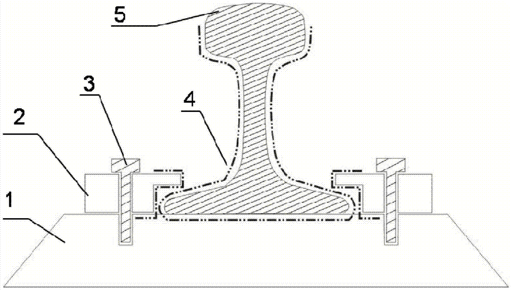 Heavy anticorrosive insulated conversion film and leakage improvement method of track circuit ballast bed