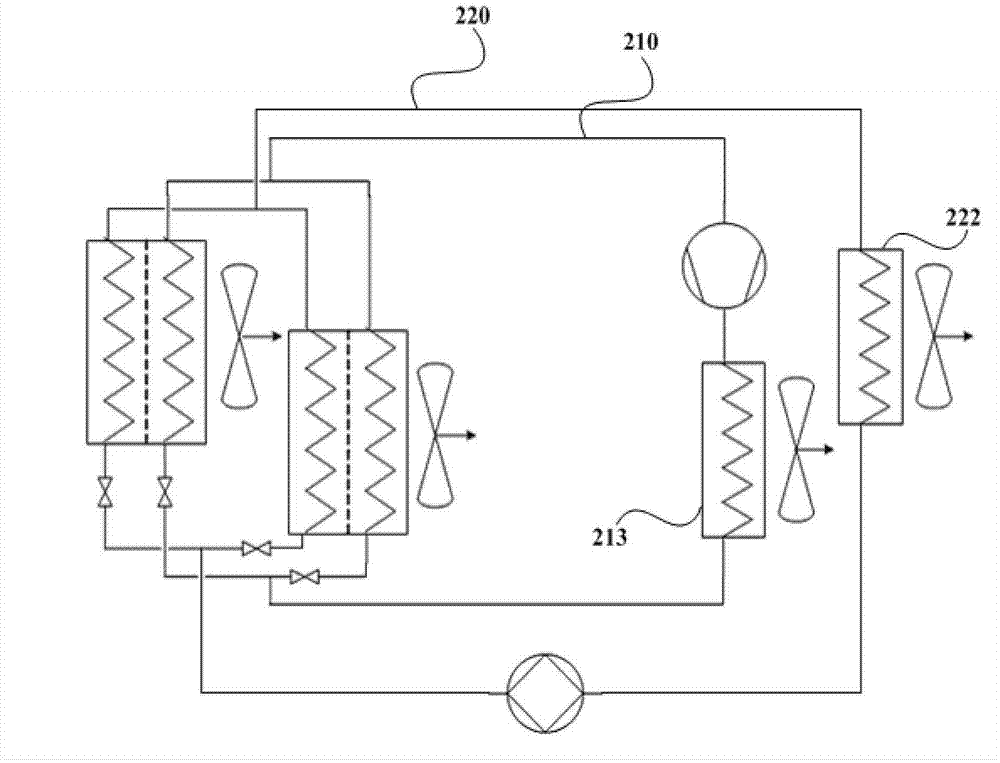 Air conditioner system and refrigeration control method and device