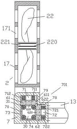 Electrical power element mounting device provided with radiating fins