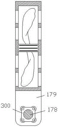 Electrical power element mounting device provided with radiating fins