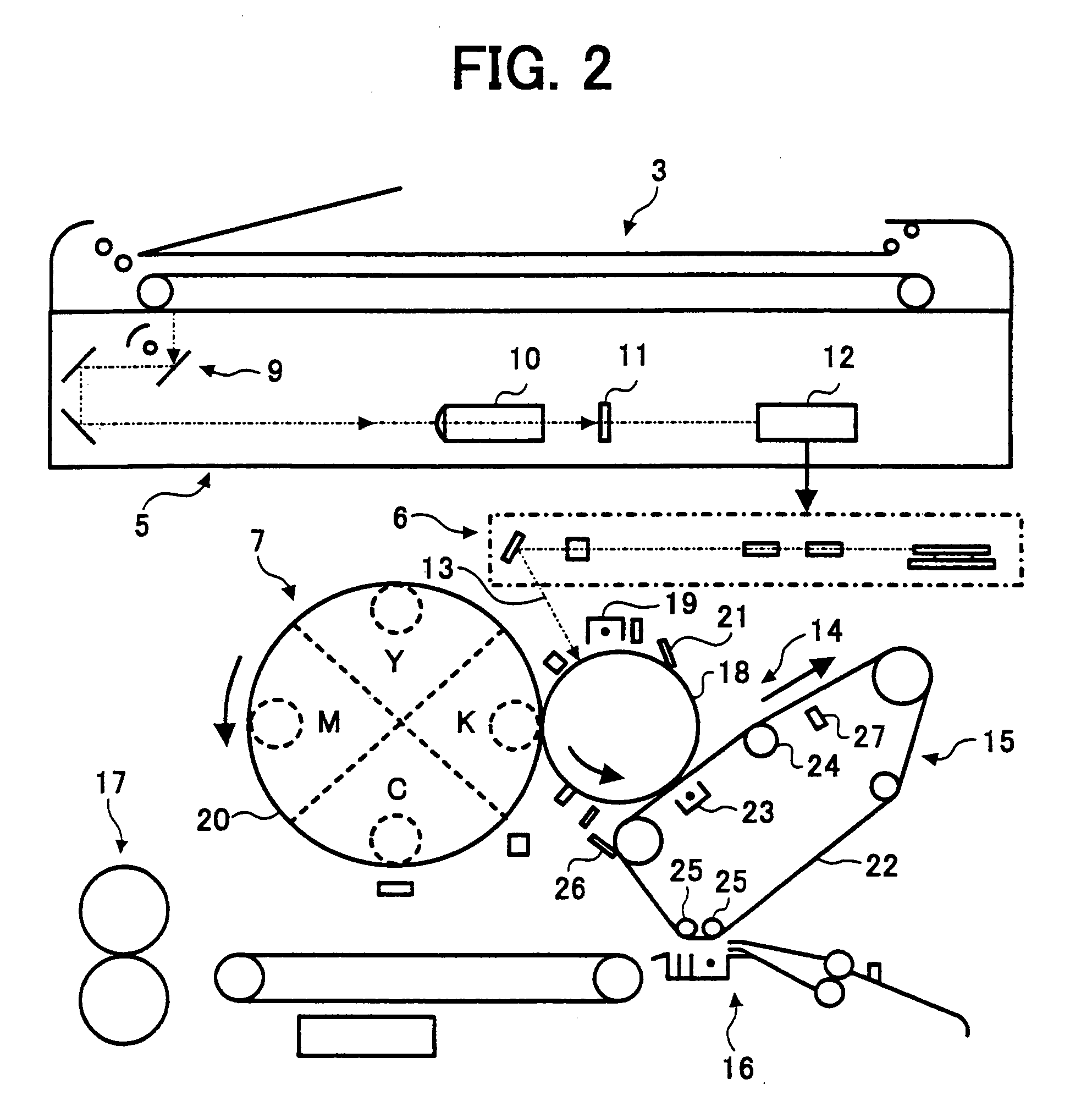 Power supply control device for an image forming apparatus