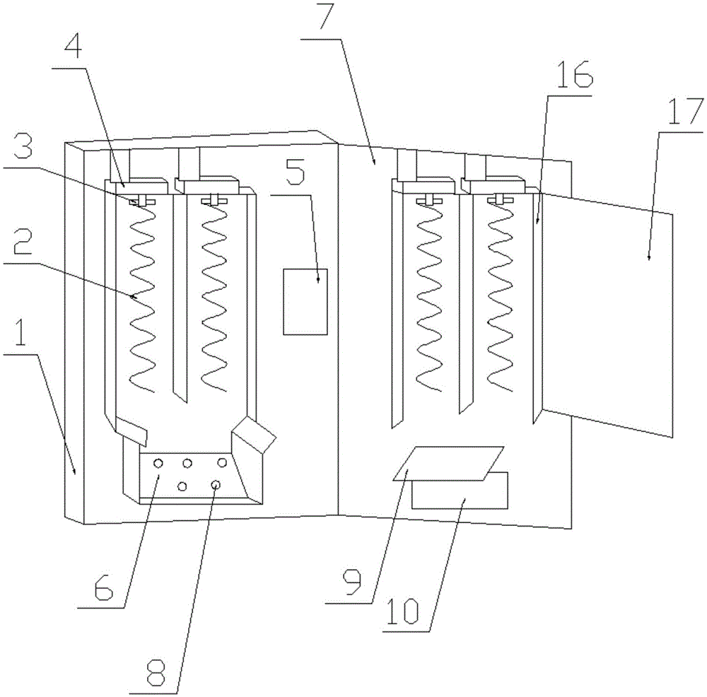 Intelligent and automatic liquid-bag discharging device