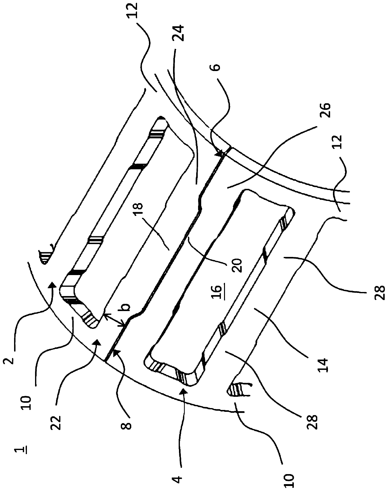 Bearing cage segment including alignment element