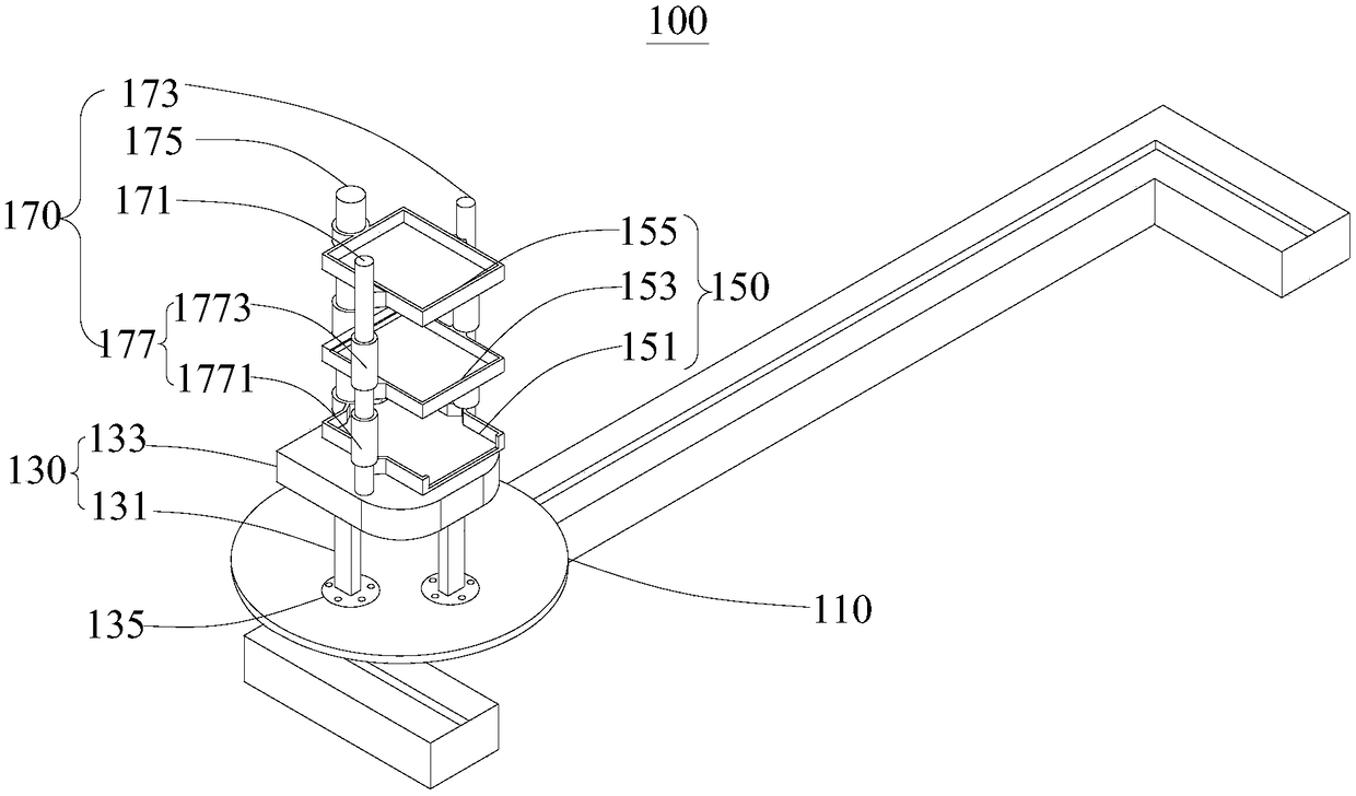 Placement device of surgical instruments for neurosurgery department