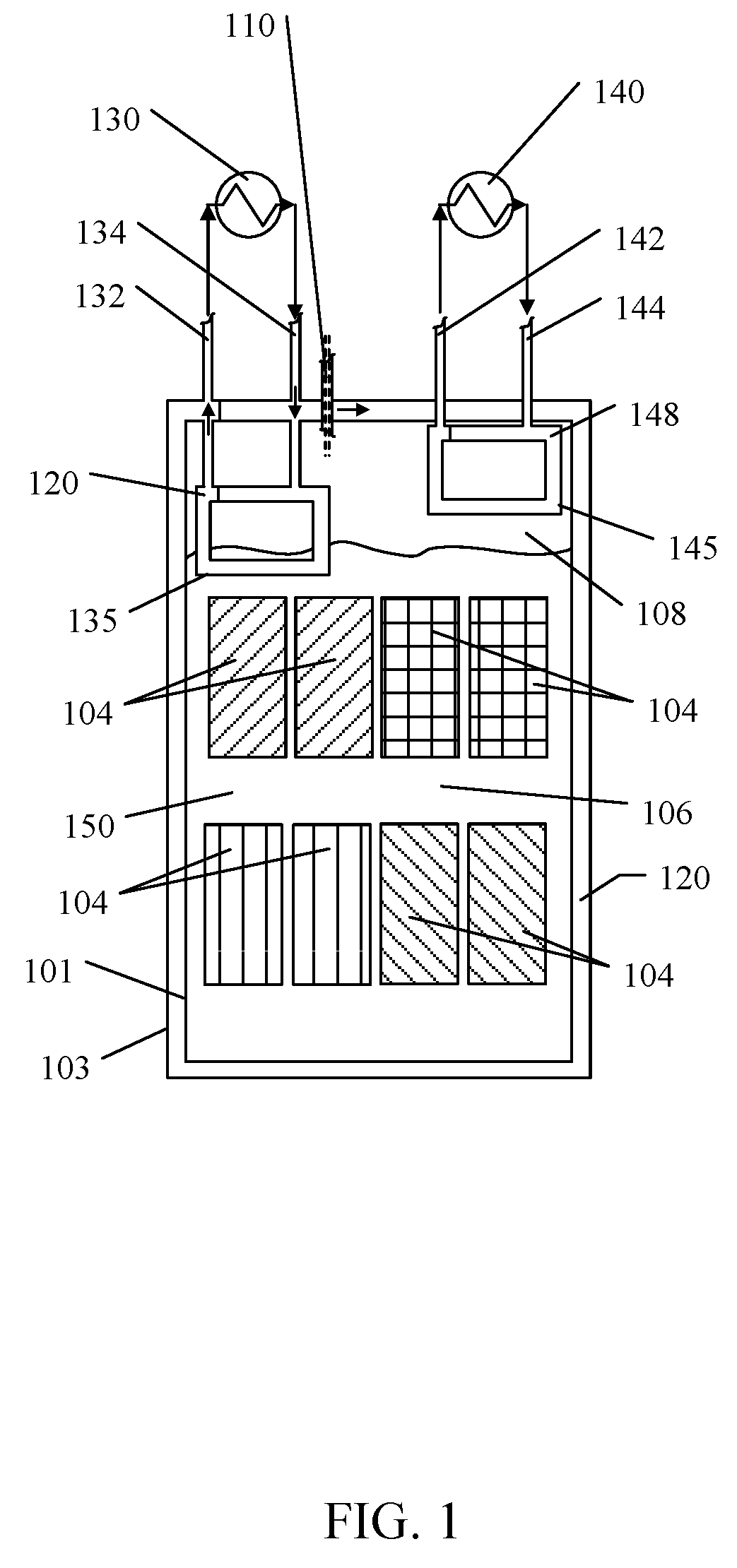 System and method for fluid cooling of electronic devices installed in a sealed enclosure