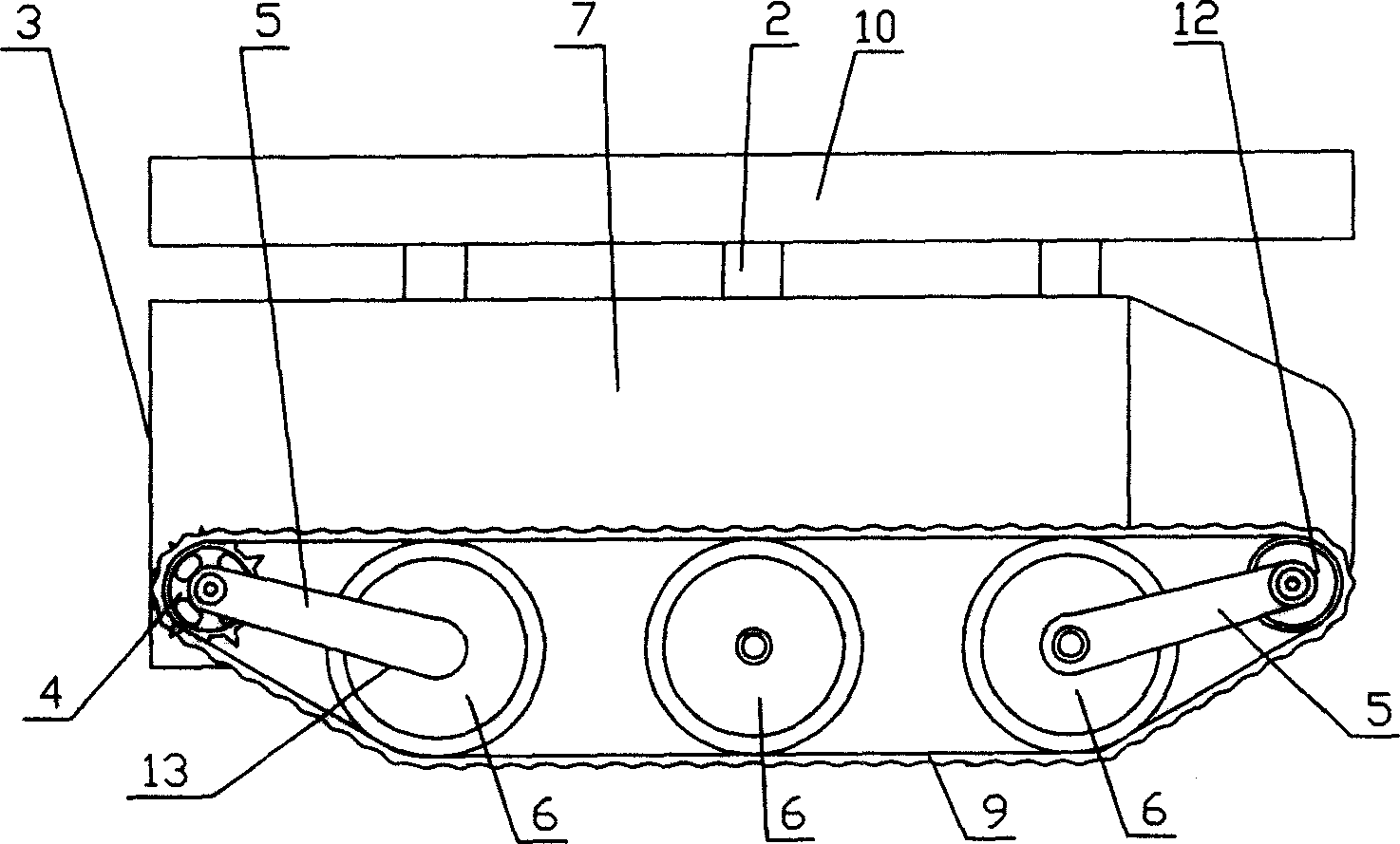 Universal turnover-proof special vehicle