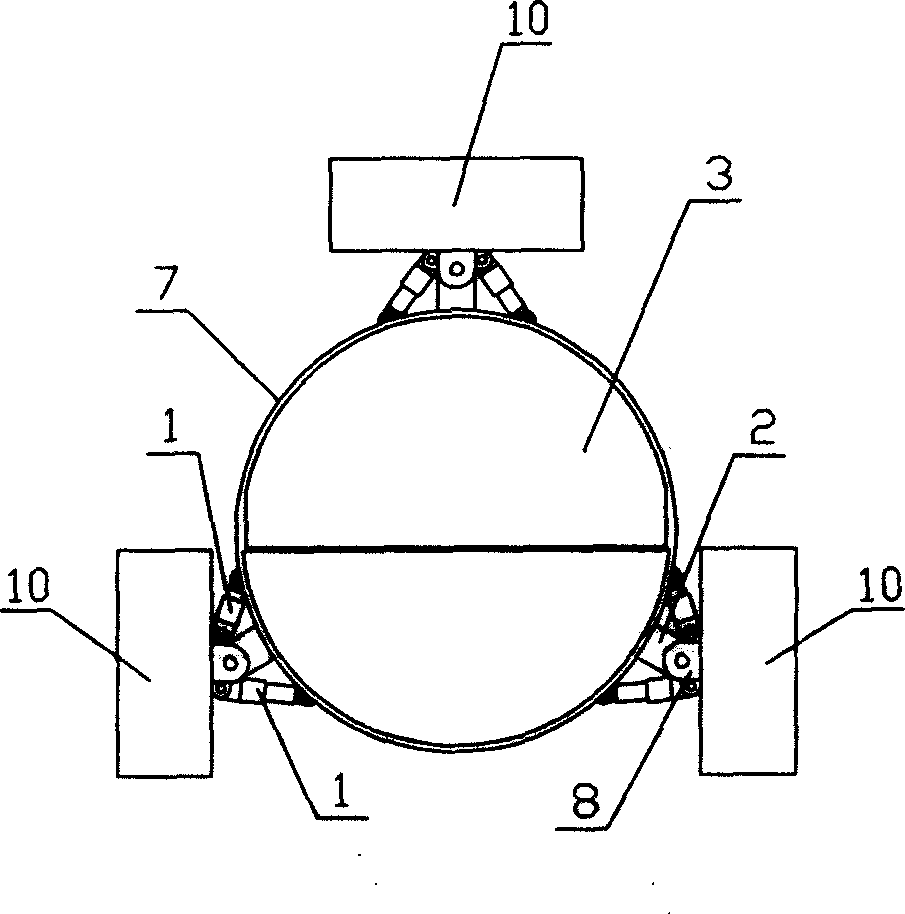 Universal turnover-proof special vehicle