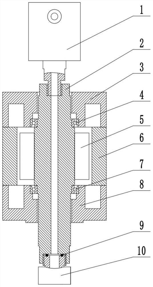 Rotating jet flow polishing device and method