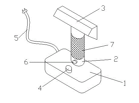 Table lamp with negative oxygen ion release function